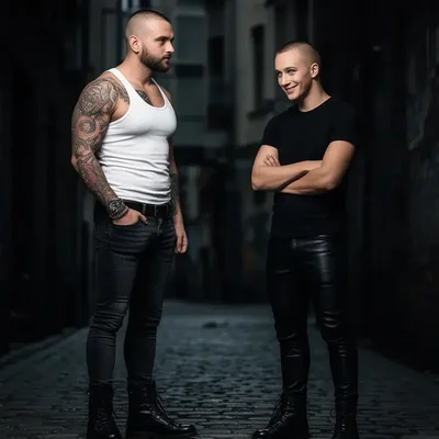 Die Begegnung mit der Skinhead-Gruppe in Berlin - Bild