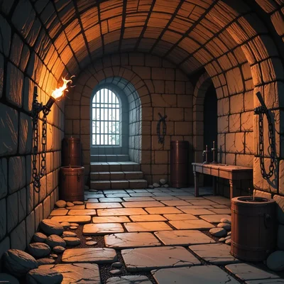 Der mittelalterliche Dungeon - Bild