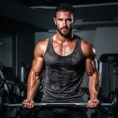 Der scharfe Stiefbruder im Fitnessraum - Bild