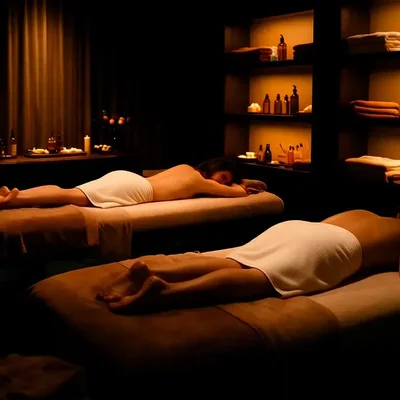 Eine intensive Massage nach Feierabend - Bild