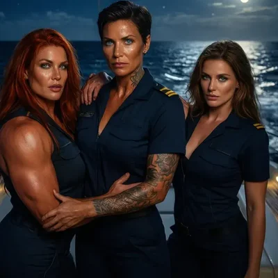 Eine wilde Nacht mit der Kapitänin auf der Yacht - Bild