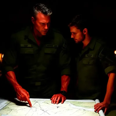 Yüzbaşı John ve Teğmeni Mike Görevde - Bild
