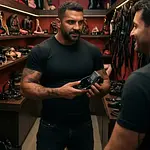 Der Kauf eines Keuschheitskäfigs im Sexshop icon