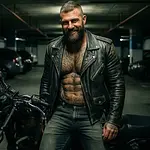 Léo der dominante Biker icon