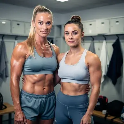 Nach dem Handballspiel - Bild