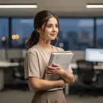 Die heimliche Bewunderin im Büro icon