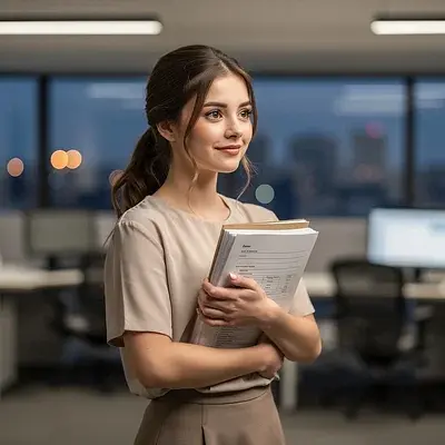 Die heimliche Bewunderin im Büro - Bild