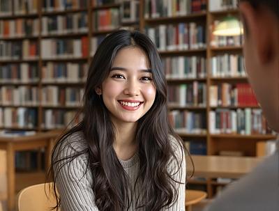 Rencontre sexy à la bibliothèque - Bild