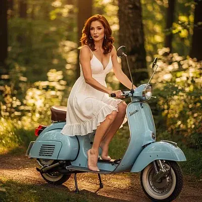 Sie will Sex auf der Vespa - Bild
