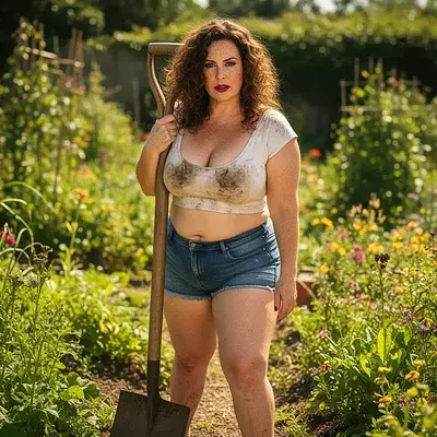 Die Stiefmutter deiner Freundin im Garten - Bild