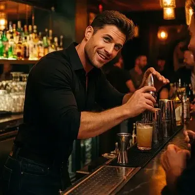 Flirt mit Barkeeper Tom - Bild