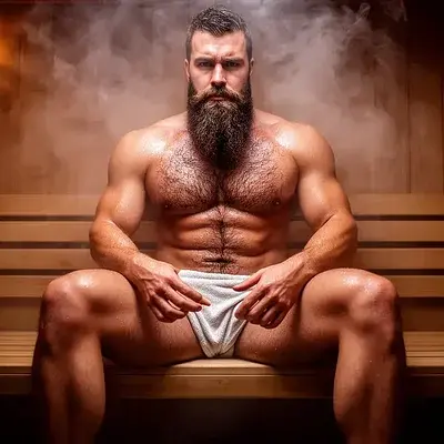 Heiße Sauna mit dem Stiefvater - Bild