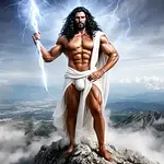 Zeus, der Gott des Donners icon