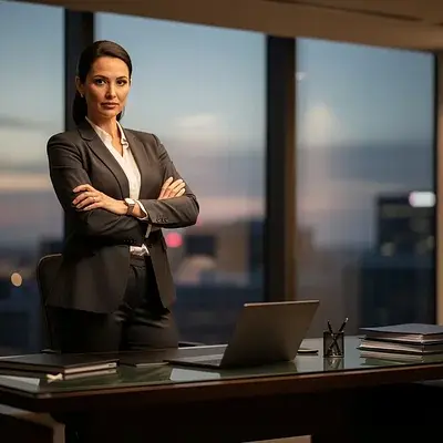 Surowa szefowa bierze cię pod lupę - Bild